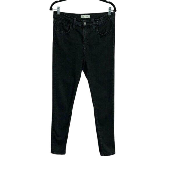 Madewell Denim - Madewell Jeans Womens 29 Black Road Trip Skinny Mid Casual Stretch Minimalist